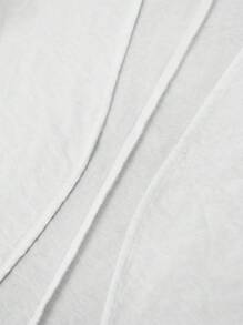 Chaqueta delgada de unicolor con estilo bohemio minimalista y de alta gama para mujer, versátil para vacaciones de verano