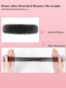 Boho Braids 4pcs Afro Kinky Bulk Human Hair Extensions 8-16 Inch Brazilian Remy Human Hair For Dreadlocks Braiding Hair Natural Black Color Perfect For Men & Women - Natural Black - View 7