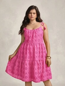 Zelara Embroidered Casual Flowy Camisole Dress, Plus Size Mother's Day Church Outfits Women Going Out Outfits Office Streetwear Women Kawaii Back To School Fall Women Clothes Winter Outfit For Women