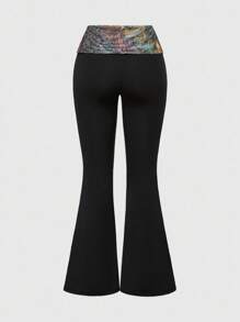 ROMWE Bộ trang phục lễ hội âm nhạc phương Tây phong cách Hippie cổ điển tua rua hạt gỗ họa tiết Paisley dành cho nữ - Nhiều màu - Xem 4