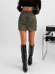 EURMUSE 高腰休闲风白色长裙 - 彩色 - 查看 6