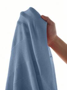 Manfinity Homme 男士休闲V领短袖针织上衣，纯色，适合日常通勤，夏季