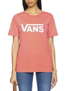 Vans Flying V Crew Tee FLYING V PORCELAIN ROSE - Pink - View 1