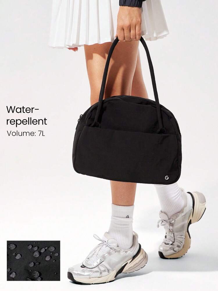 防水収納コンパートメント ジッパーポケット ボウリングバッグ ジム スタジオ 旅行 デイリーカジュアル