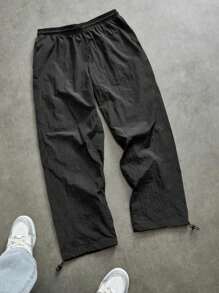 Manfinity Sport Corelite 男式虎纹抽绳腰慢跑裤