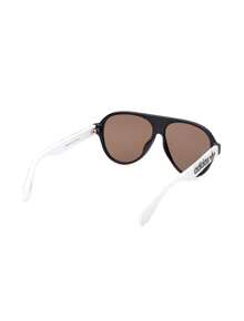 Adidas Men Fashion Glasses - Black and White - View 3