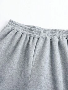 SHEIN 3pcs Women Casual Minimalist Camisole, Short Zip-Up Hoodie, And Wide Leg Pants Set, Suitable For Daily Wear Women Casual Set Woman Set Outfit Monochromatic Outfit Women Grey Casual Set Outfit Women Cropped Hoodie And Sweatpants Set Casual Loungewear Set Grey Two Pieces Set Fall Cloth For Women