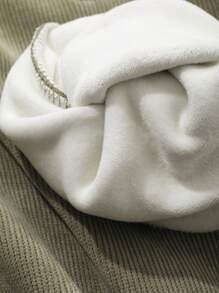 DAZY Men's Front Zipper Long Sleeve Simple Casual Top, Daily Wear Fall,Winter