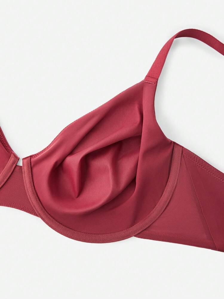 Plus Christmas & New Years Dream Curve Air Burgundy Smooth Full Coverage Basic Minimizer SizeFreedom Bra