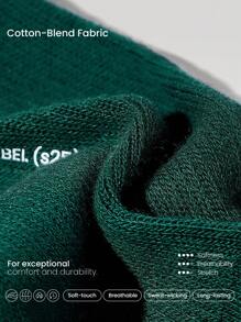 GLOWMODE X Harry Potter 2-Pack Soft Comfy Jacquard Embroidered Anti-Chafing Cotton Blend Crew Socks & Ankle Socks Set Daily Casual - Green - View 5