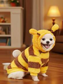 Ropa para perros y gatos, suministros para mascotas para otoño/invierno, disfraz de abejorro