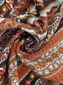 Breezaya 女士波西米亞寬腿連身褲，無袖肩帶連體褲 - 彩色 - 查看 7