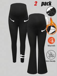 Modmama Fall Clothes,Autumn Clothes,Maternity Autumn/Winter Clothes Maternity Solid Color Casual Leggings,Maternity Winter Leggings