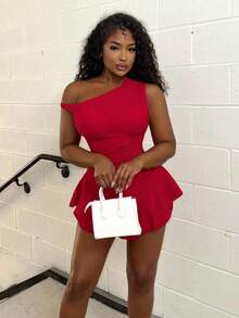 Alexandranx Women Two Pieces Outfits For Daily Wear - Red - View 6