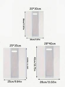 加厚高透明外卖打包袋烘焙甜品手提袋沙拉水果酸奶软膜食品袋商用手提袋 - 多規格 - 查看 5