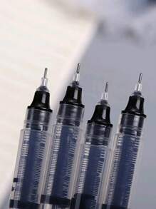 5pcs/10pcs/20pcs Lot Ultra Fine Finance Gel Pen Black Blue Red Ink Refills Rods Gel Pen For School Office Exam Supplies Stationery Back To School  Halloween Decor Wall Decor, Bedroom Curtains Living Room Decor Fall Decor,Christmas Decorations School Notebook - Black - View 6