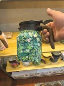 1 chiếc 27 Oz/33 Oz, Ấm đun nước pha trà trang trí họa tiết đơn giản, Ấm đun nước cách nhiệt cho văn phòng trong nhà và tại nhà, Ấm đun nước pha trà trắng cũ dung tích lớn, Cách nhiệt hai lớp, Thiết kế có thể đảo ngược, Có thể giặt bằng máy, Thích hợp cho văn phòng tại nhà, Giải trí tại văn phòng, Cắm trại, v.v. - Nhiều màu - Xem 17
