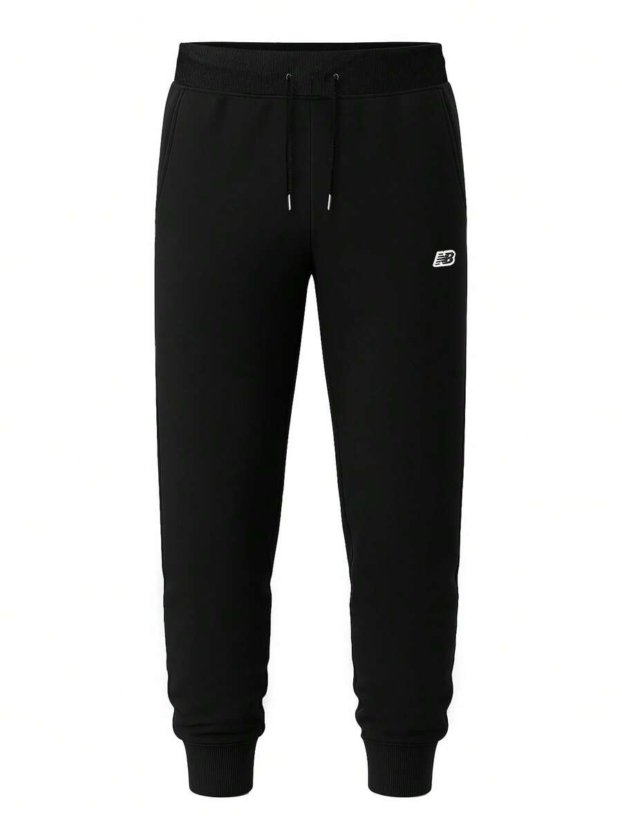 New Balance NB Small Logo Pant - ECLIPSE - Black - View 1