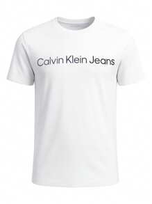 Calvin Klein CORE INSTITUTIONAL LOGO SLIM TEE - 白色 - 查看 4