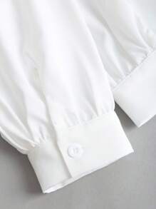 Sweetra 女式黑色二合一喇叭裙，春夏 - 黑與白 - 查看 4