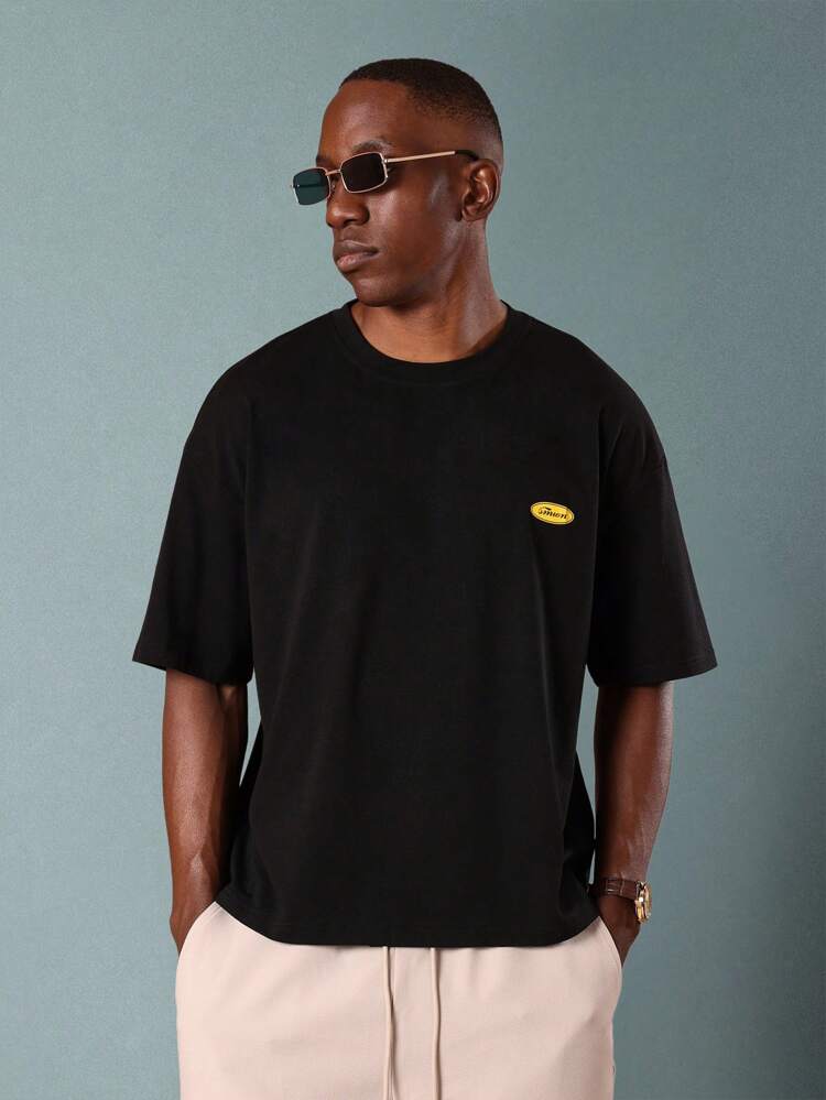 Oversized T-Shirt With Small Logo Print