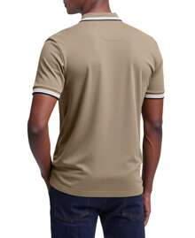 Hugo Boss Áo thun nam cổ polo tay ngắn kẻ sọc thường ngày - 338 Màu nhạt/Màu pastel - Xem 2