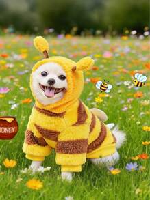 Ropa para perros y gatos, suministros para mascotas para otoño/invierno, disfraz de abejorro