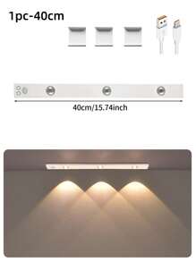 Led感应灯、猫眼灯、山灯、Led装饰灯、充电灯、橱柜灯、卧室灯、小夜灯、室内照明灯 - 白色 - 查看 10