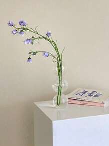 1pc Ins Style Korean Transparent Bubble Glass Vase, Living Room Flower Arrangement, Office Or Home, Outdoor Niche Decoration, Bedroom Dorm Room Decor, Best Gift For Friends, Parents, Colleagues - Multicolor - View 10