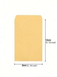 SHEIN 50Pcs Kraft Paper Bag Mini Envelope Wedding Party Invitation Greeting Cards Paper Gift Bag,Christmas - Multicolor - View 19