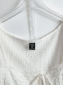 SHEIN Clasi 春夏季大码优雅时尚白色T恤