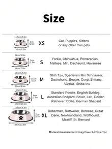 1PC大容量不锈钢宠物碗带爪印图案防滑耐用狗碗适用于中大型犬喂食饮水碗宠物用品狗配件宠物爱好者礼物 - 白色 - 查看 3