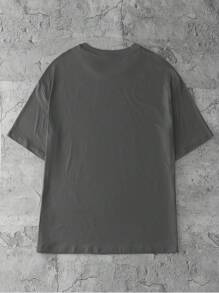 INAWLY Camiseta gráfica de mujer de verano, holgada y casual, con estampado de montaña y letra, cuello redondo, para mujer