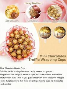 20PCS DIY Candy Flower Stand Kit - 10 Clear Acrylic Spheres + 10 Bamboo Sticks For Chocolate Bouquets, Wedding/Valentine's/Graduation Party Decor - Multicolor - View 6