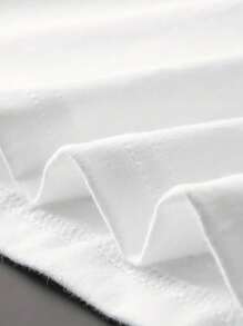 Airaco Women's Casual Versatile Simple Solid Color Round Neck Short Sleeve T-Shirt - White - View 4