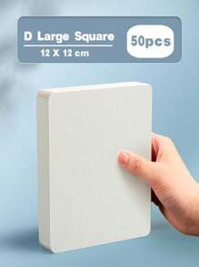 SHEIN 50 张空白水彩纸，用于绘画，300gsm 重磅专业水彩纸，用于明信片和素描，学校美术课用品返校，返校，学校用品 - 白色 - 查看 20