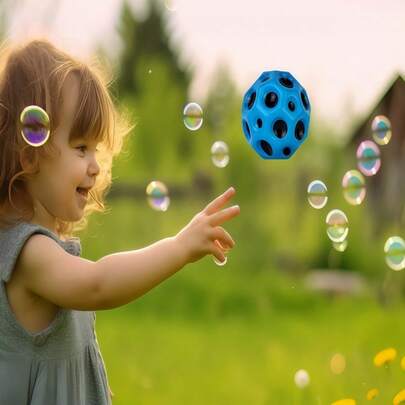 Zazumi 1 quả bóng đàn hồi hình đá mặt trăng mềm mại 2,6 inch đồ chơi giải tỏa căng thẳng cho người lớn không gian mát mẻ thiên hà phát sáng trong bóng tối tiệc ủng hộ trang trí bàn làm việc quà tặng văn phòng mới lạ sưu tầm đồ nhồi tất Giáng sinh