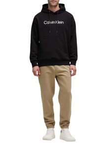 Calvin Klein HERO LOGO COMFORT HOODIE - Black - View 3