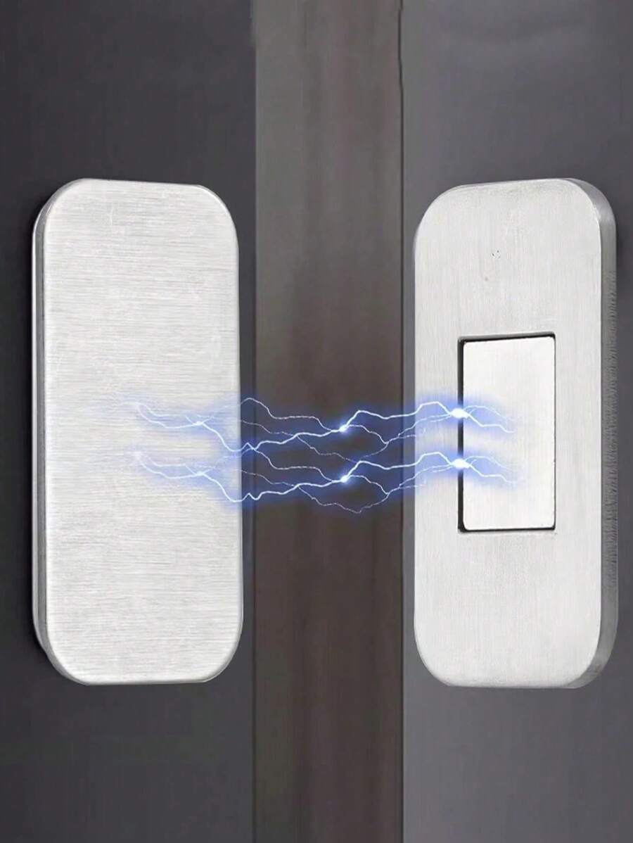 1 Bộ Chốt Tủ Từ Tính, Nam Châm Ẩn Tự Dính Cho Cửa & Ngăn Kéo - Tủ Quần Áo Vô Hình Mạnh Mẽ, Tủ Chén, Đồ Nội Thất Nhà Bếp Chặn Cửa & Chốt Cửa - Giữ Bền, Dễ Lắp Đặt, Không Cần Khoan, Tiết Kiệm Không Gian Tổ Chức - Nhiều màu - Xem 1