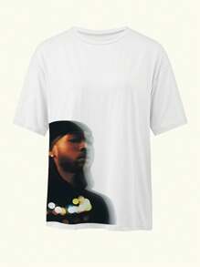 Camisetas retro de mujer con estampados gráficos de personajes callejeros, elementos de hip-hop para uso diario en primavera y verano