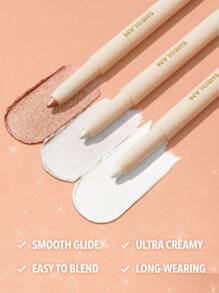 SHEGLAM Big N' Bright Eye Pencil-Frost Highlighter Pen Shimmer Multi-Utilizare Pigment Glow Machiaj Pentru Față Absolvire Zi De NașTere Vacanță Vară Toamnă Y2K Elegant Modă Femei Marcă Machiaj Cosmetice FrumusețE Petrecere Plajă CăLăTorie Camping ÎN Aer Liber ȘCoală Campus Excursie Festivaluri Decor Cadou Cadou Trandafir Fată Cosplay Cel Mai Bun Culoare Farmec Atmosferă