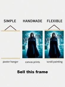 HARRY POTTER X SHEIN Figure Graphic Poster Very Suitable Family,Living Room, Bedroom, Office, Bathroom, Kitchen Decor, Suitable For Living Room, Bedroom And Dining Room - Multicolor - View 7