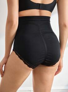 SHEIN 1pc Women Lace Trim Comfortable Maternity Underwear