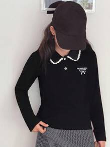 DAZY قميص كاجوال يومي للفتيات المراهقات، خريف