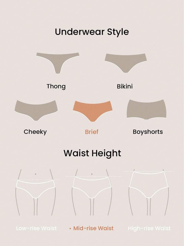 Plus 3-Pack Cotton Lace Trim Mid-Waist Briefs