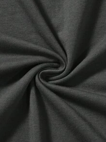 ROMWE Street Life Women's Casual Fashion Street Personalized & Letter Print Short Sleeve T-Shirt, Summer - Grey - View 4