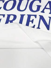 Regalo para el novio "Amo a mi novia " Camiseta para hombre con estampado gráfico divertido - Blanco - Ver 5