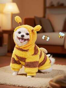 Ropa para perros y gatos, suministros para mascotas para otoño/invierno, disfraz de abejorro