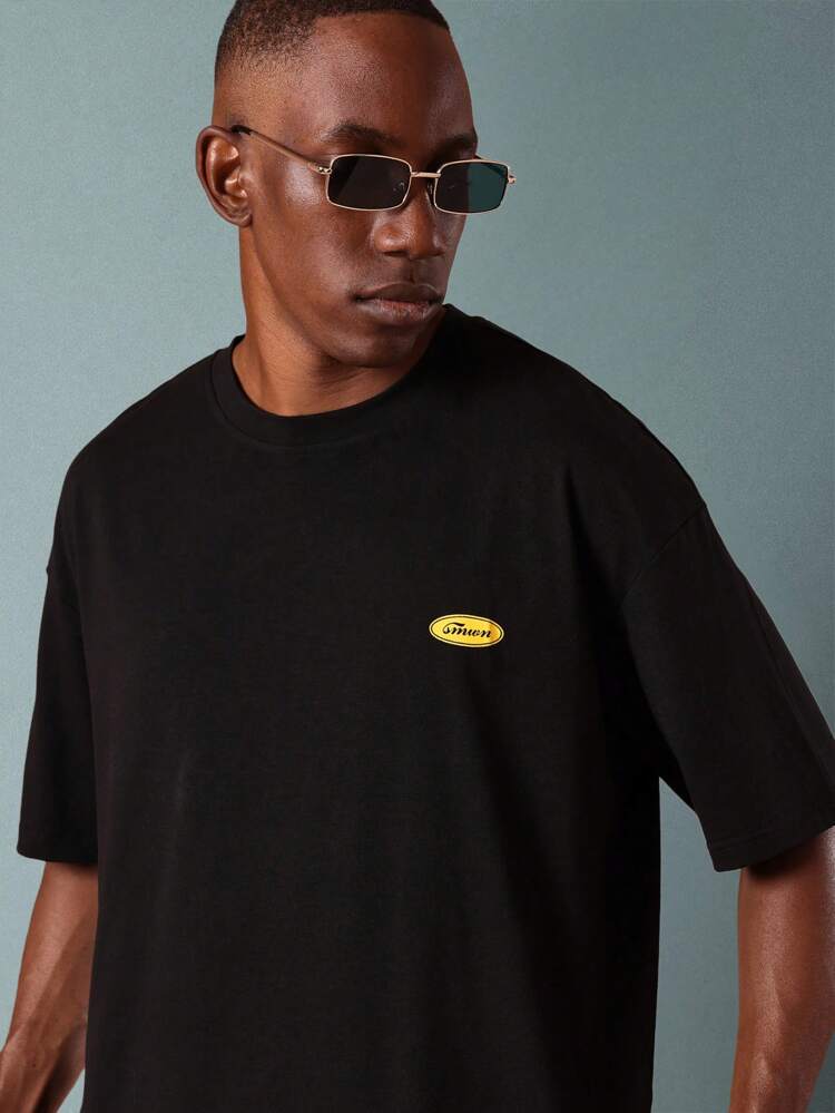 Oversized T-Shirt With Small Logo Print