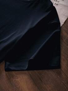 TaskSense Women's Loose Fit Round Neck Short Sleeve Letter Graphic T-Shirt